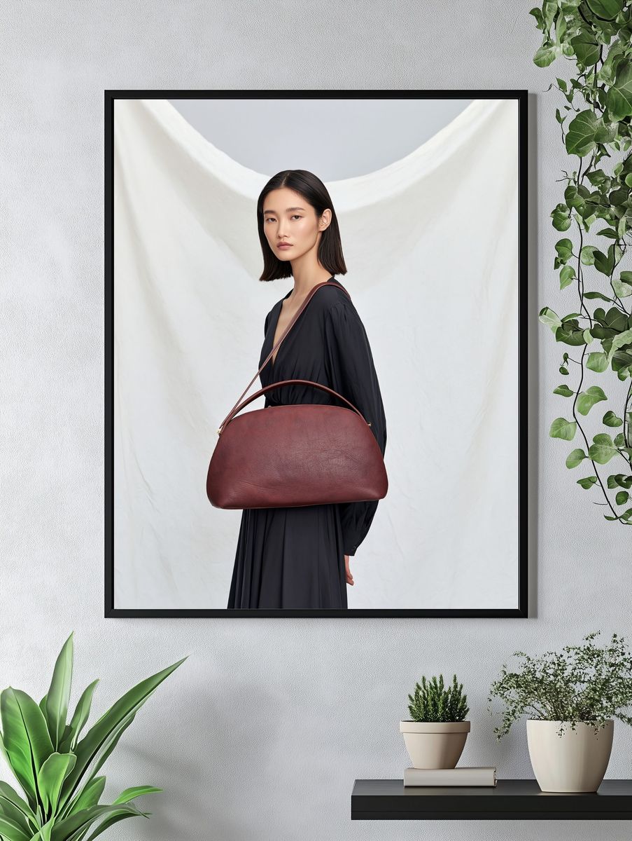 Minimalist Fashion Portrait Poster. — room view 4