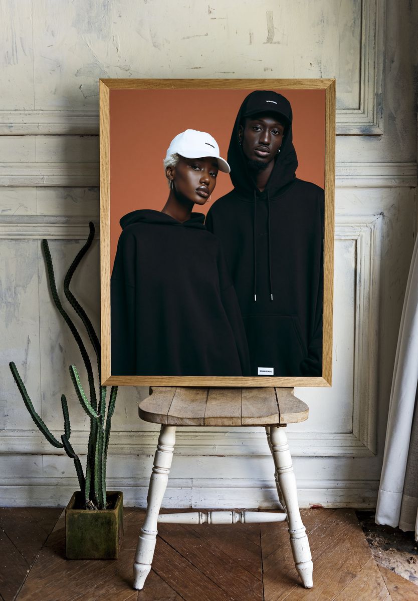 Streetwear Duo Fashion Poster. room preview