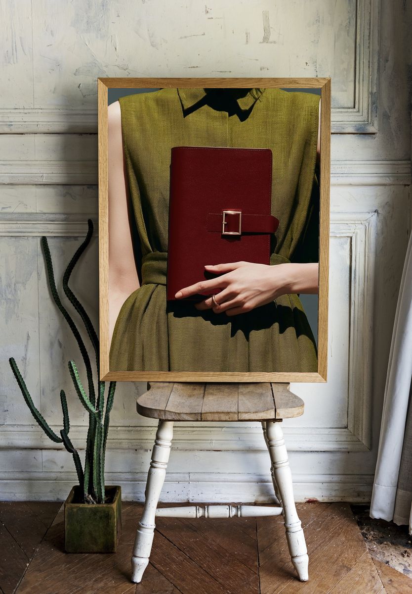 Fashion Editorial Portrait Print. room preview