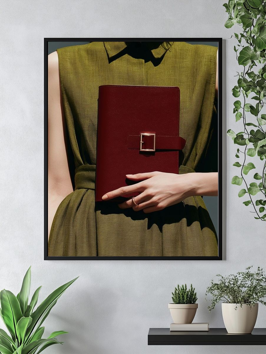 Fashion Editorial Portrait Print. — room view 4
