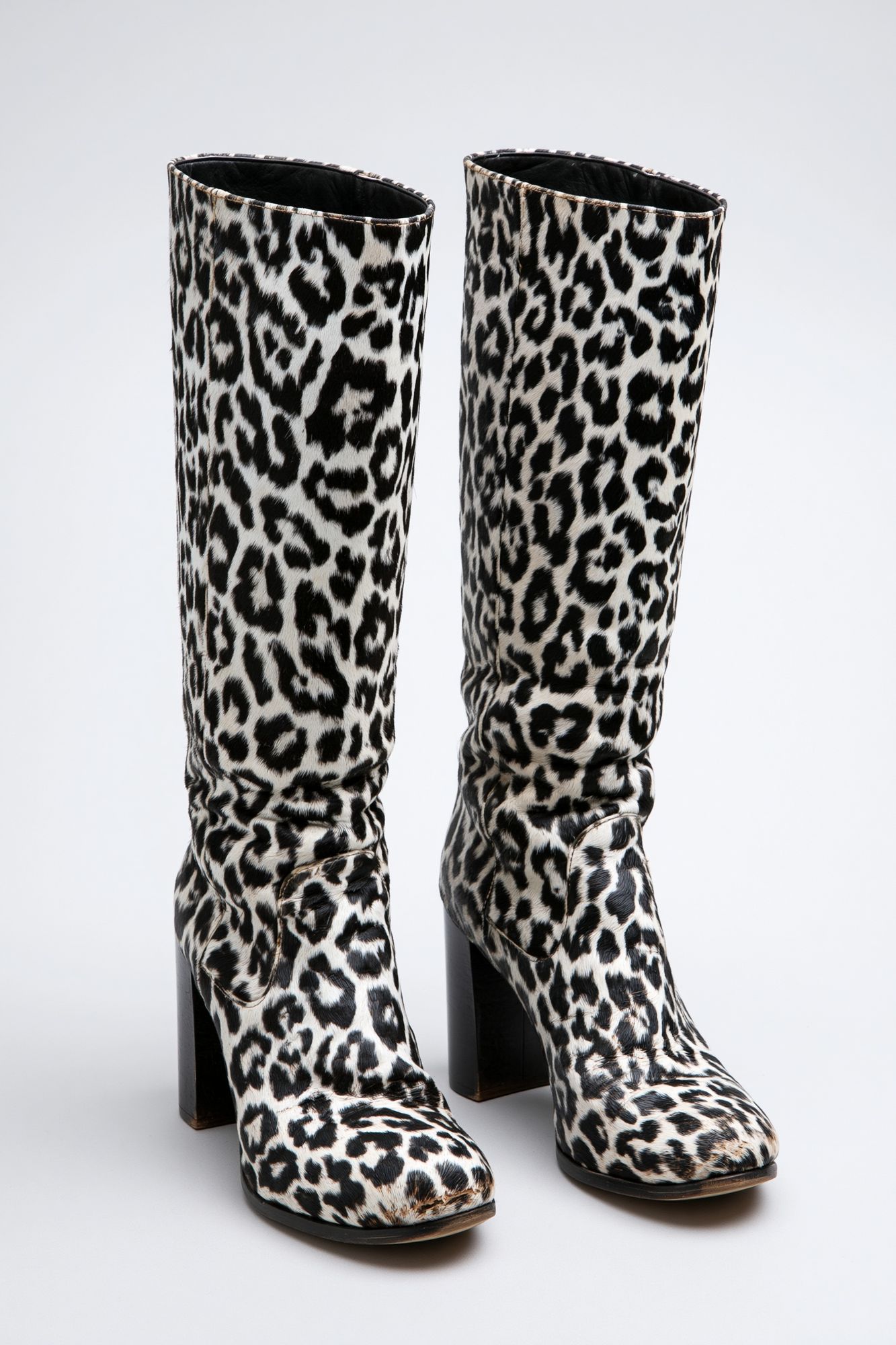 Leopard Print Boots Fashion Poster. poster — fashion art