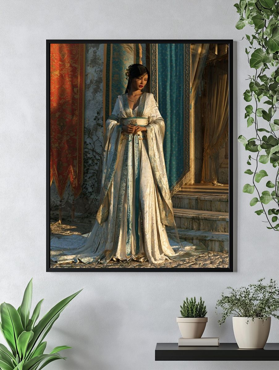 Regal Silk Portrait Poster. — room view 4