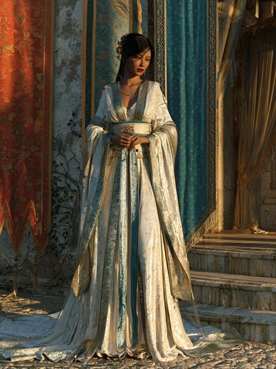 Regal Silk Portrait Poster.