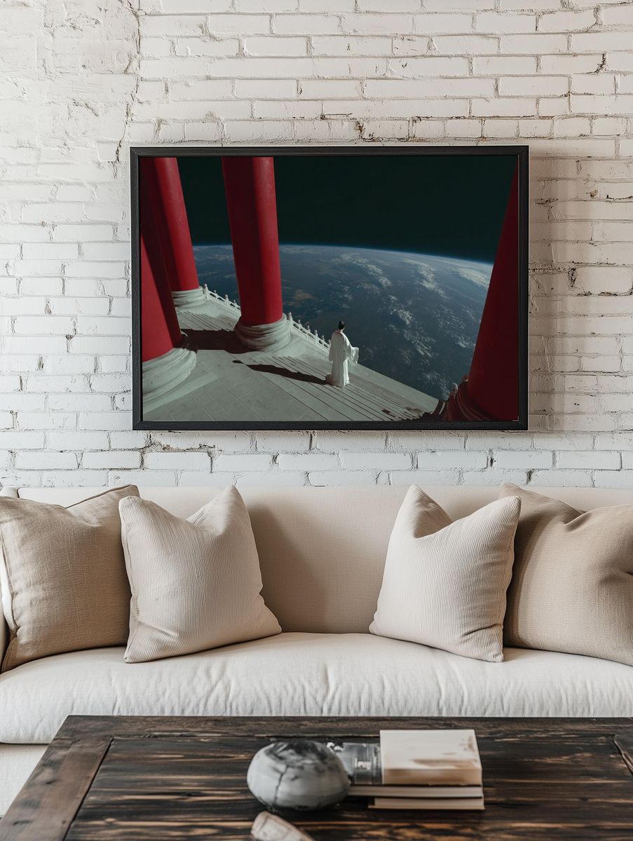 Celestial Temple View — Surreal Print. — room view 1