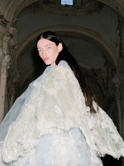 Avant-Garde Fashion Portrait Poster.