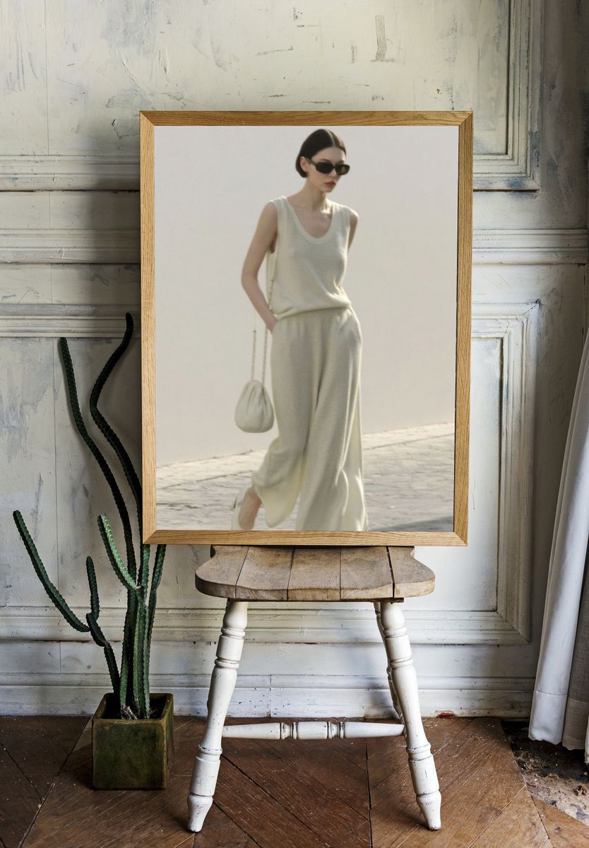 Minimalist Fashion Street Style Poster. — room view 1