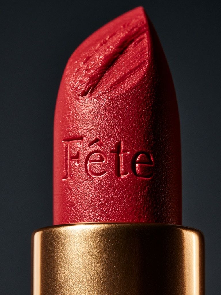 Red Lipstick Close-Up Poster. poster detail