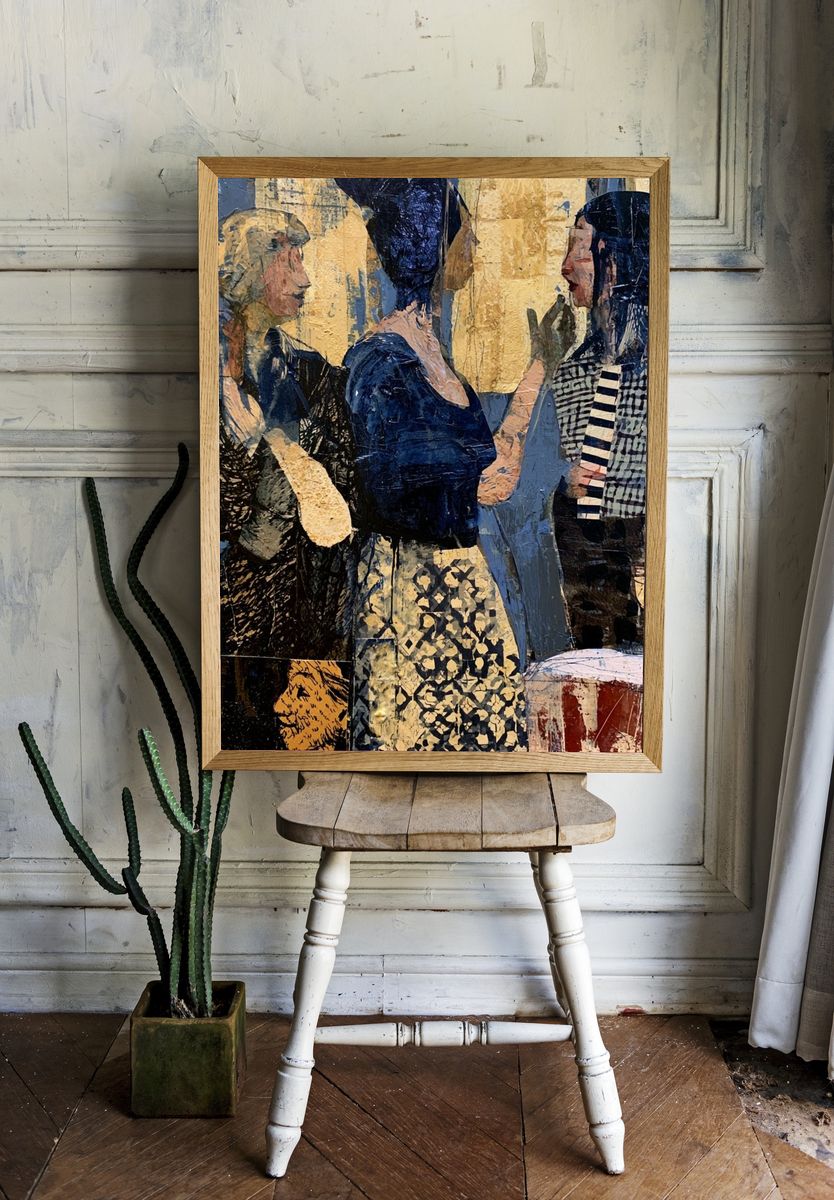Fashion Figures Contemporary Print. — room view 1