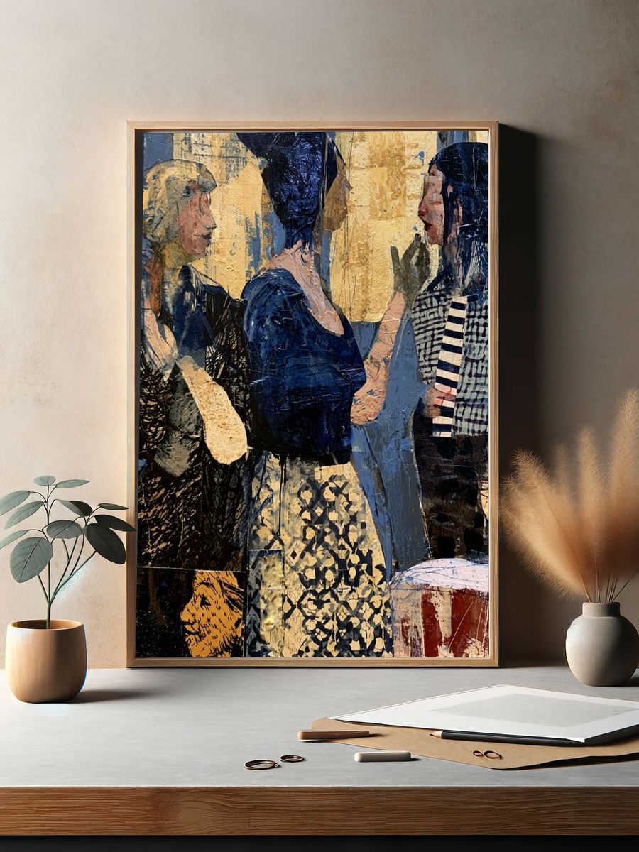 Fashion Figures Contemporary Print. — room view 2