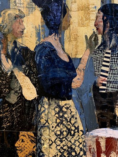 Fashion Figures Contemporary Print. poster
