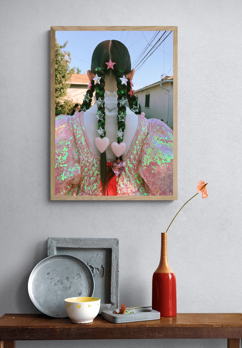 Star Braids Fashion Portrait Poster. — room view 3