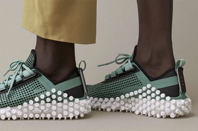 Avant-Garde Sneaker Fashion Print.