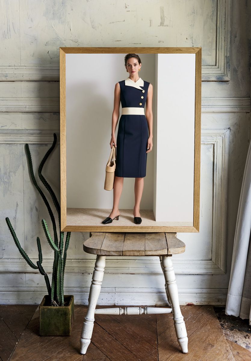 Elegant Fashion Portrait Poster. — room view 1