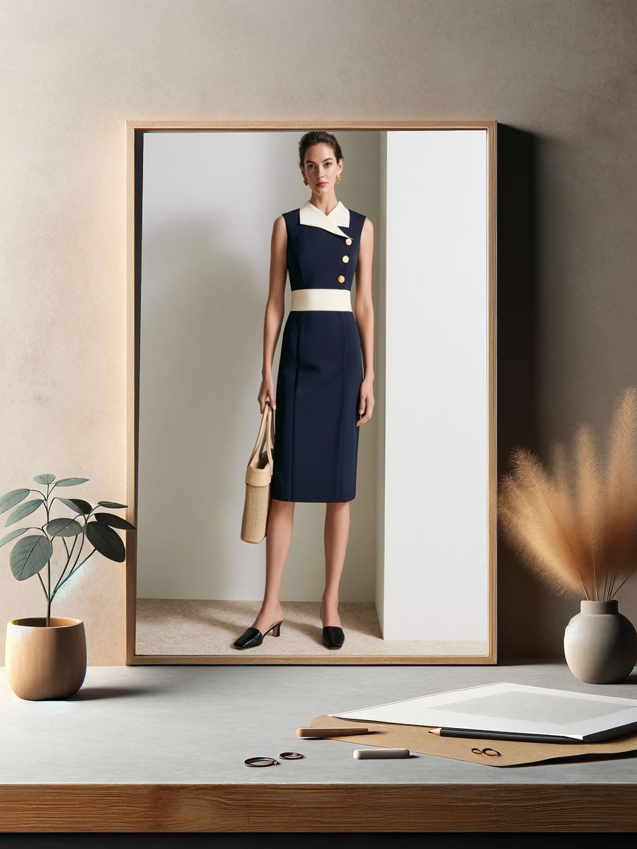 Elegant Fashion Portrait Poster. — room view 2