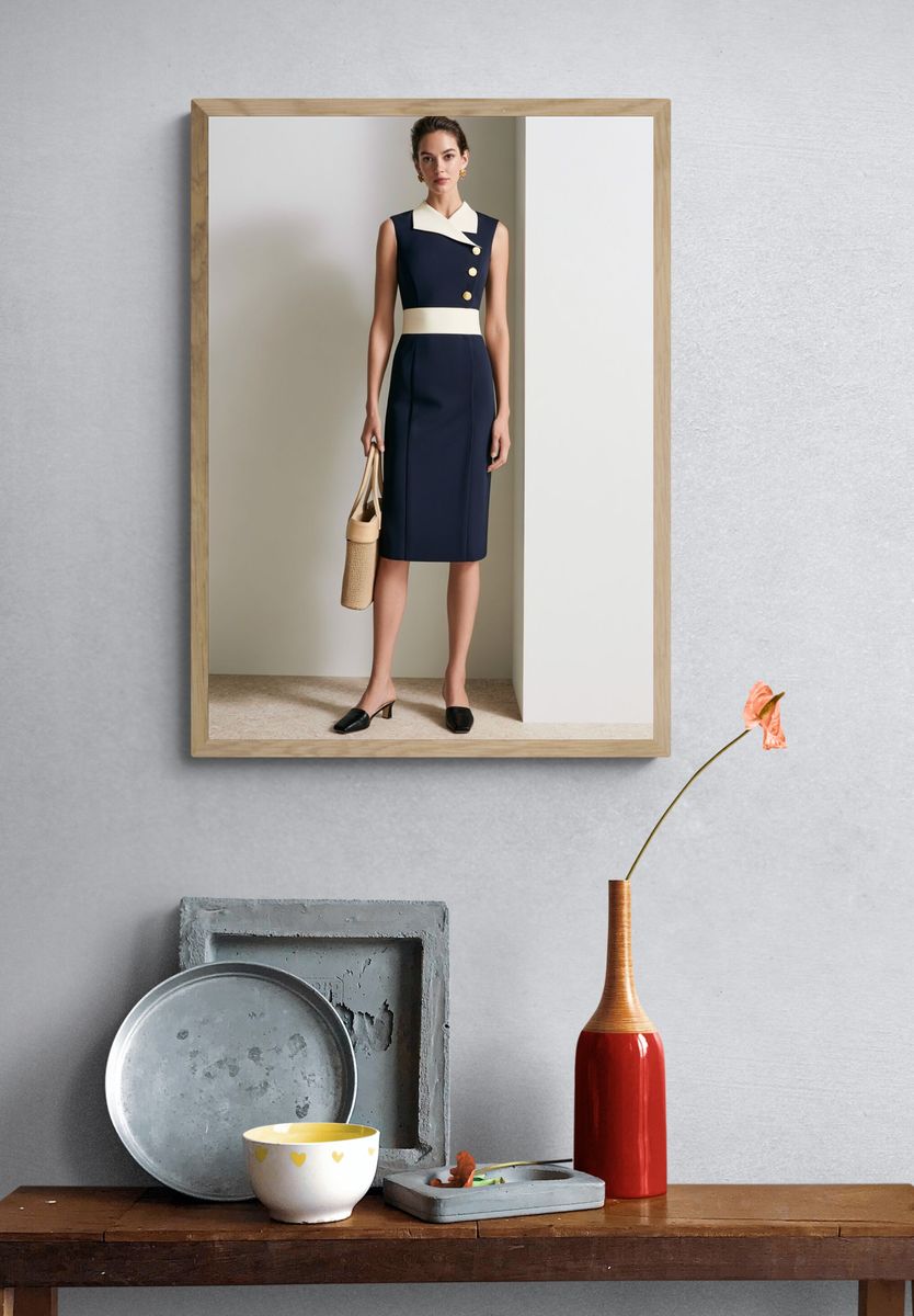 Elegant Fashion Portrait Poster. — room view 3
