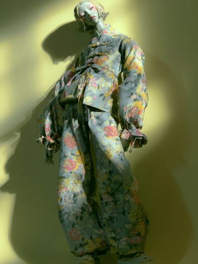 Floral Fashion Figure Poster.