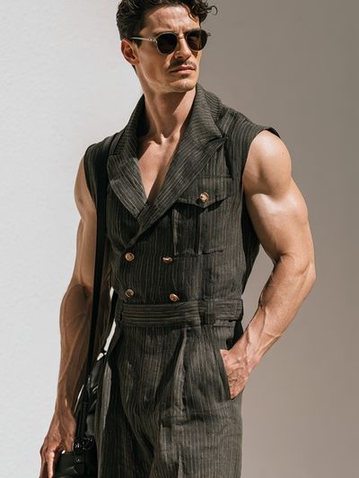 Modern Menswear Portrait Poster.