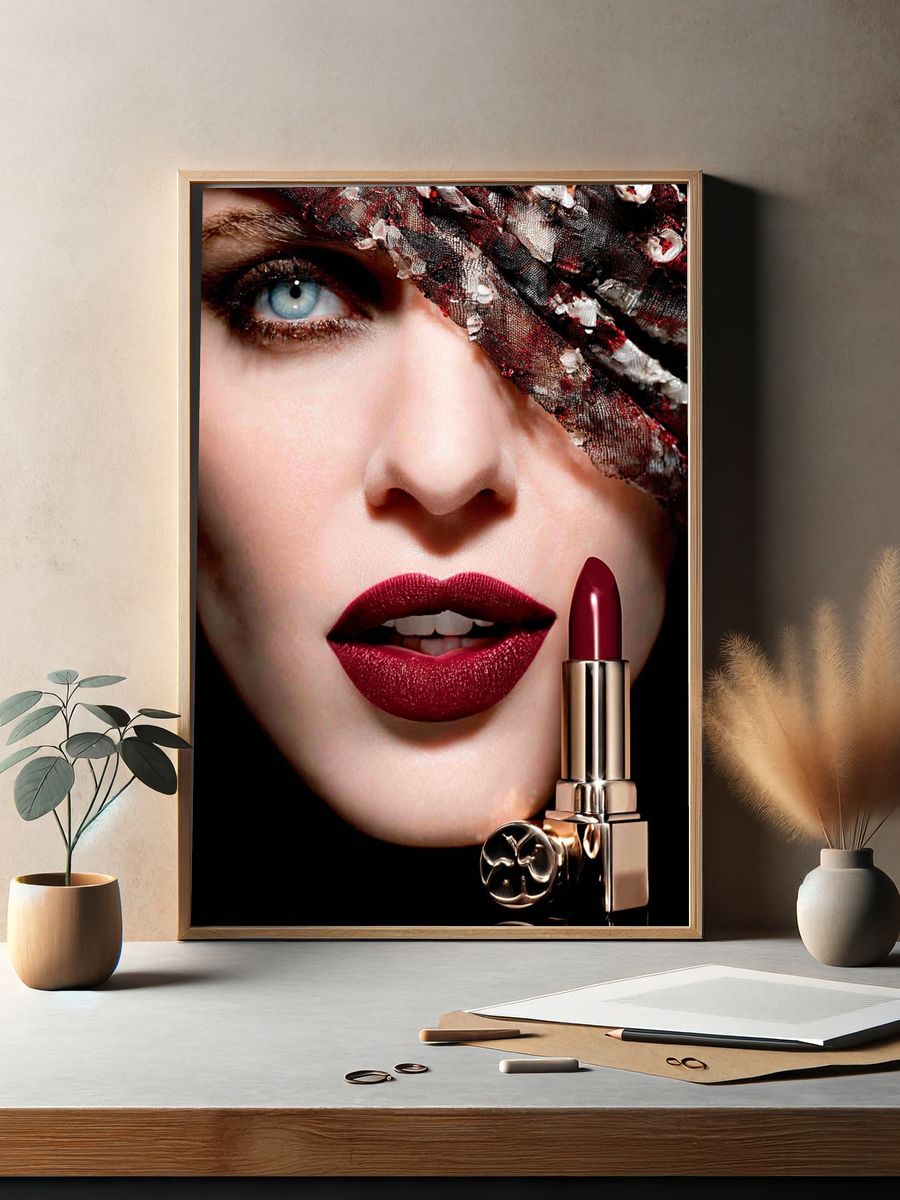 Luxury Beauty Portrait Poster. — room view 2