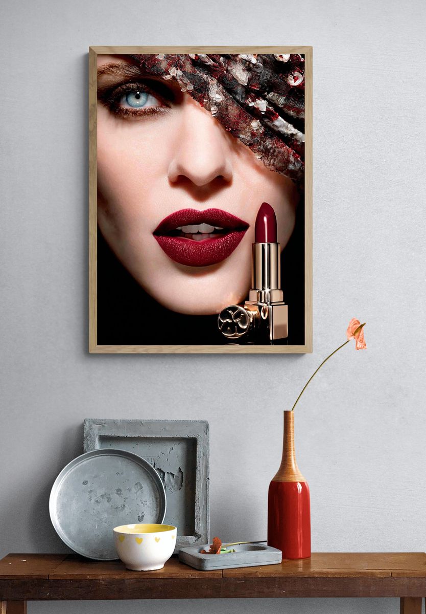 Luxury Beauty Portrait Poster. — room view 3