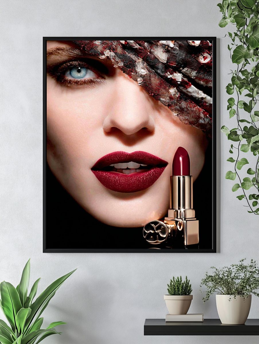 Luxury Beauty Portrait Poster. — room view 4