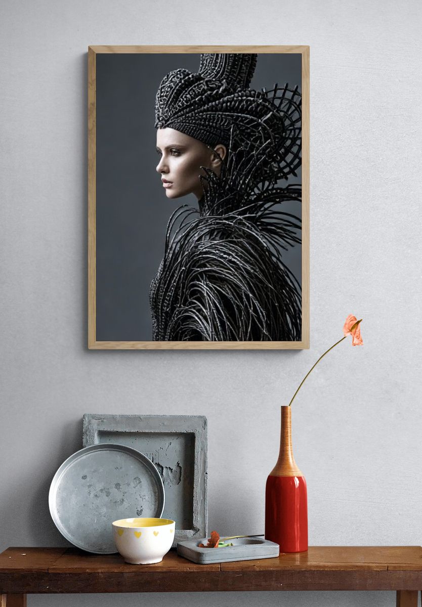 Avant-Garde Portrait Fashion Poster. — room view 3