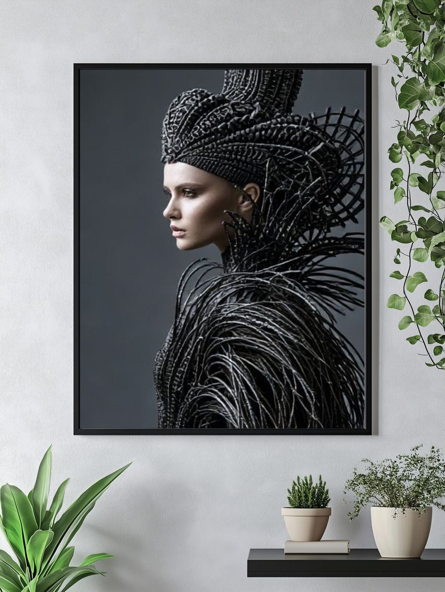 Avant-Garde Portrait Fashion Poster. — room view 4