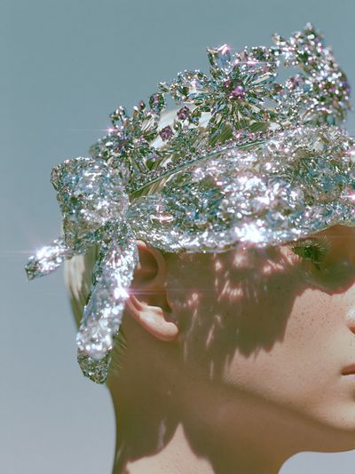 Crystal Crown Portrait Print. poster