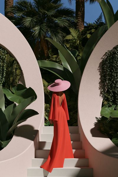 Palm Garden Fashion Poster. poster