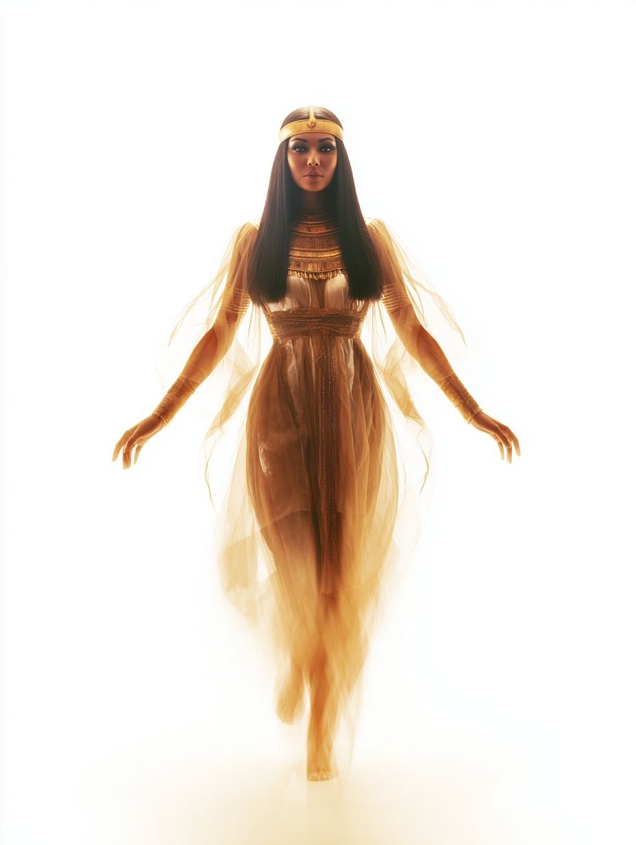 Egyptian Goddess Fashion Poster. poster detail