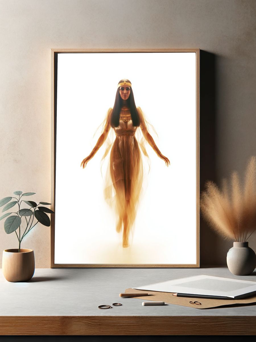 Egyptian Goddess Fashion Poster. — room view 2