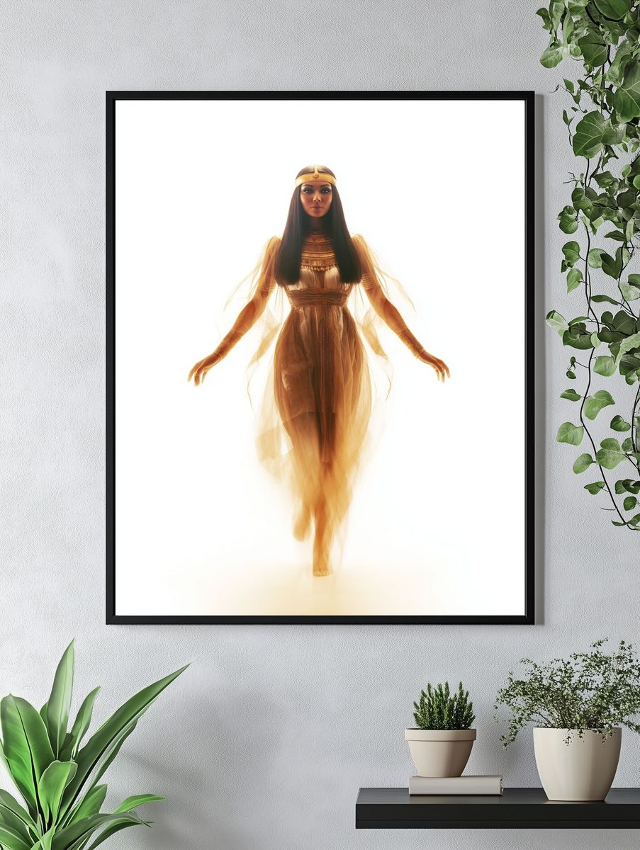 Egyptian Goddess Fashion Poster. — room view 4