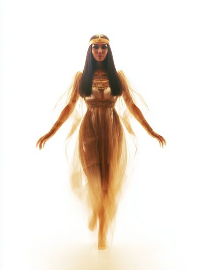 Egyptian Goddess Fashion Poster.