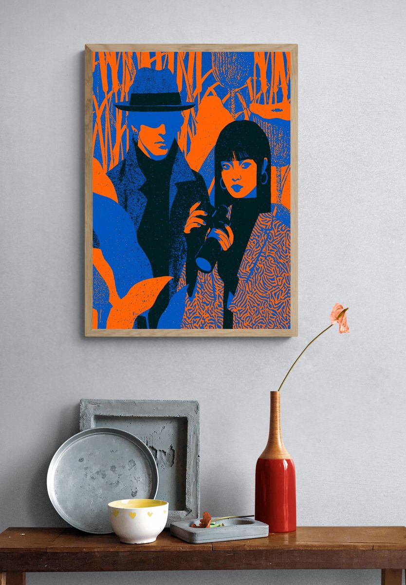 Pop Art Fashion Portrait Poster. — room view 3