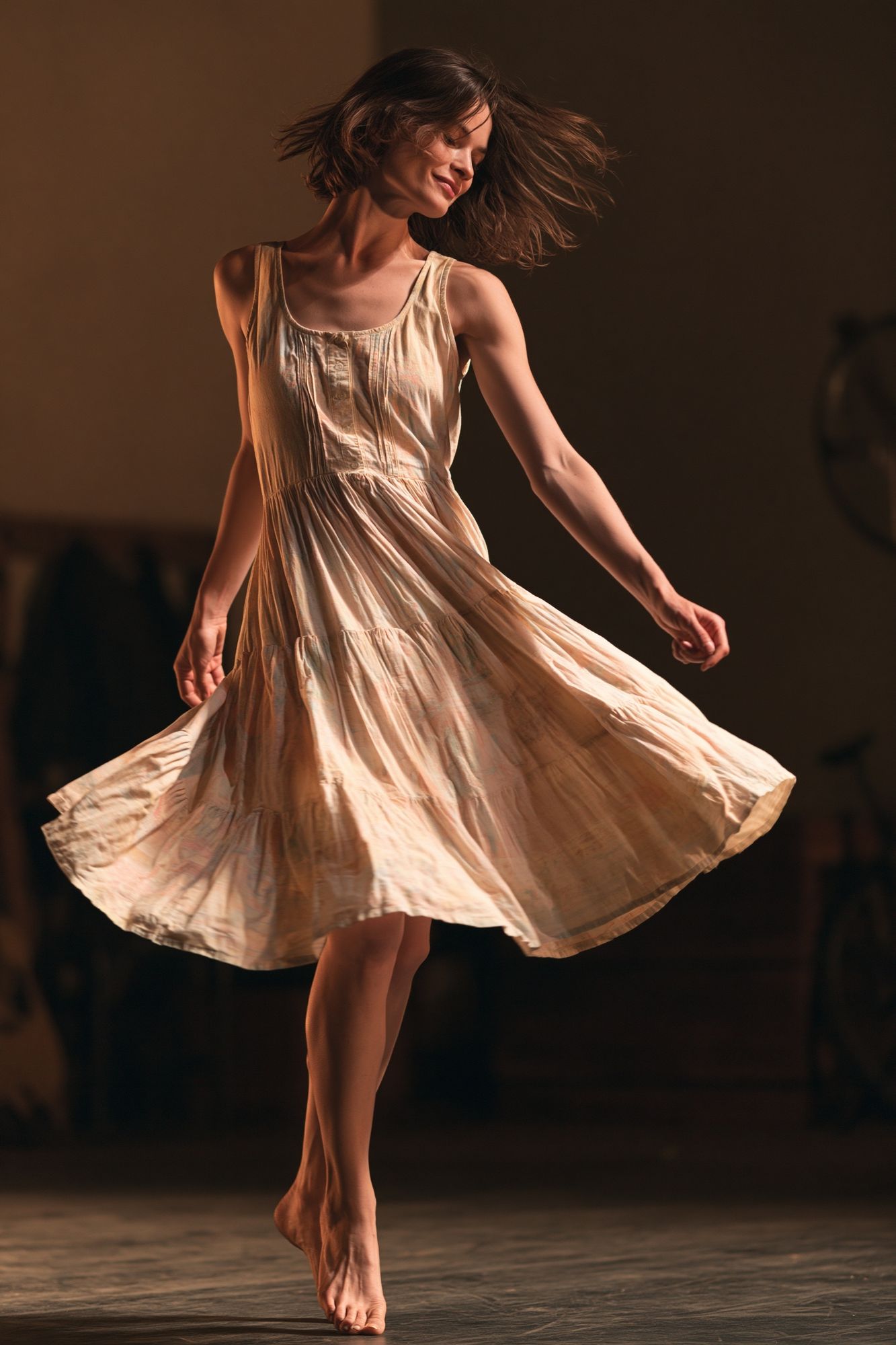 Dancing Woman Fashion Poster. poster detail