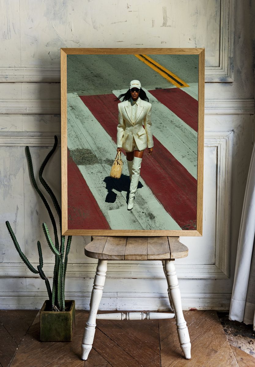 Runway Street Style Fashion Poster. — room view 1