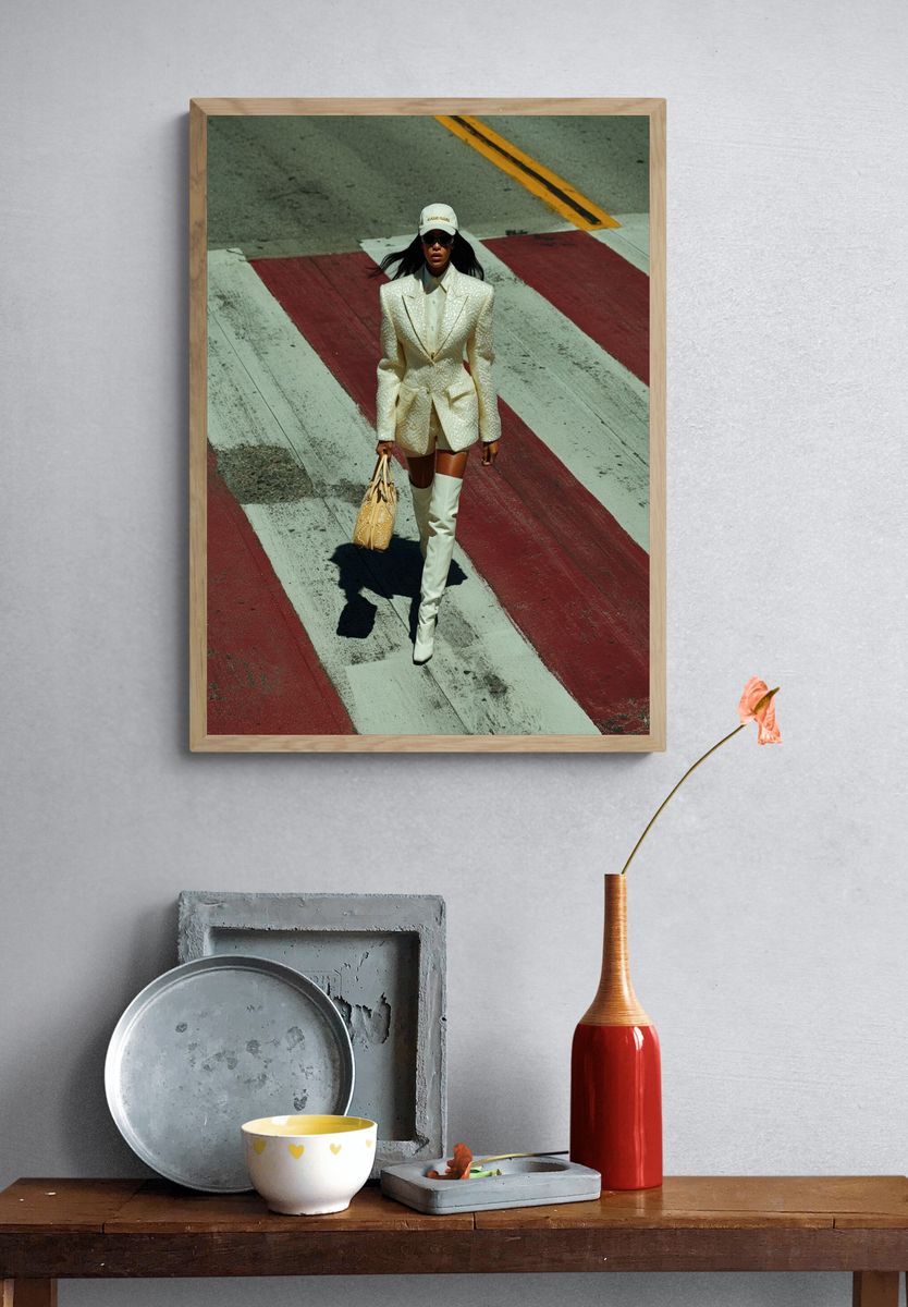 Runway Street Style Fashion Poster. — room view 3