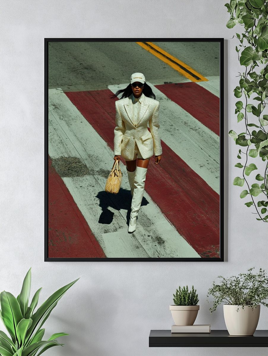 Runway Street Style Fashion Poster. — room view 4