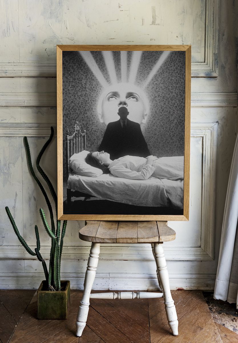 Metropolis Dreamscape — Surrealism Print. — room view 1