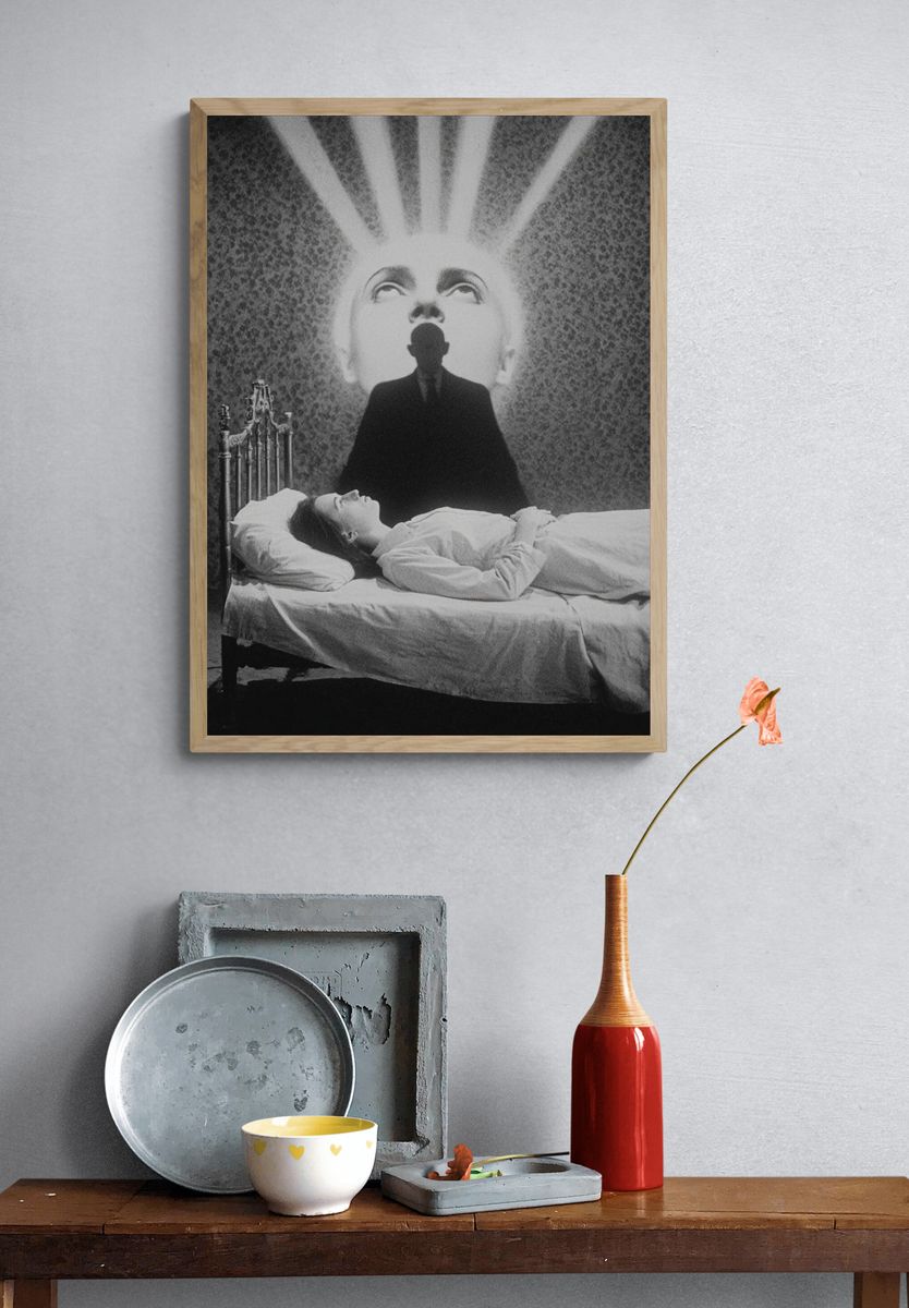 Metropolis Dreamscape — Surrealism Print. — room view 3
