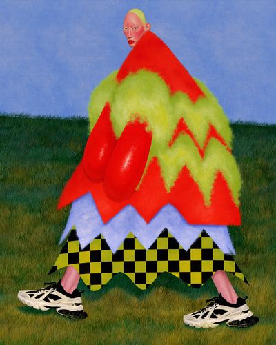 Surreal Fashion Figure Poster. poster print