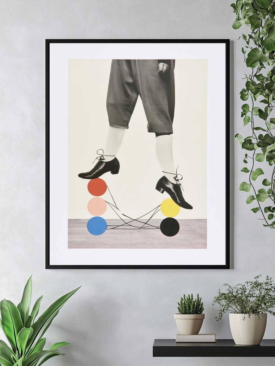 Surreal Fashion Collage Poster. — room view 4