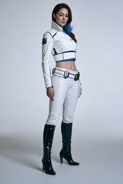 Futuristic Fashion Portrait Poster.