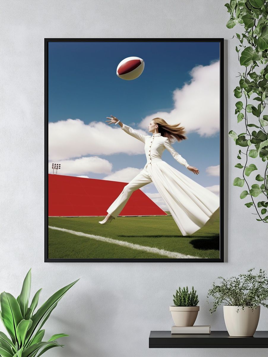 Fashion Rugby Field Poster. — room view 4