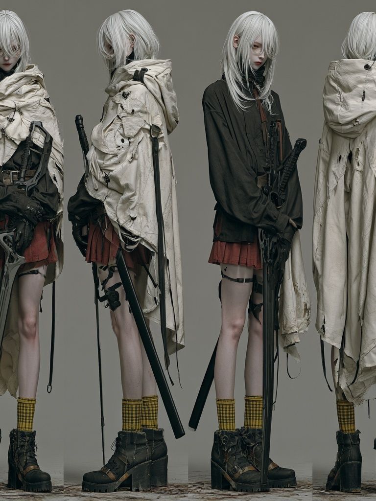Cyberpunk Fashion Figure Poster. poster — fashion art