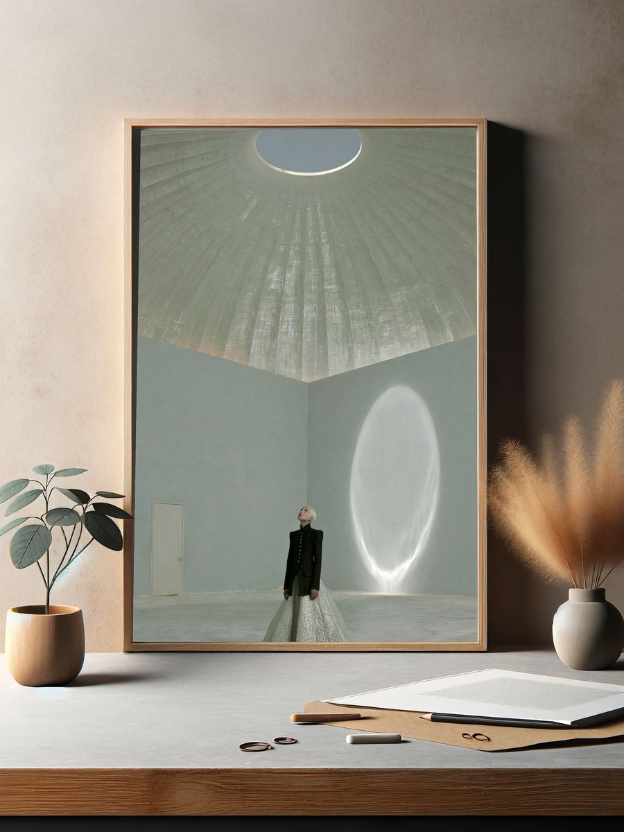 Surreal Fashion Interior Poster. — room view 2