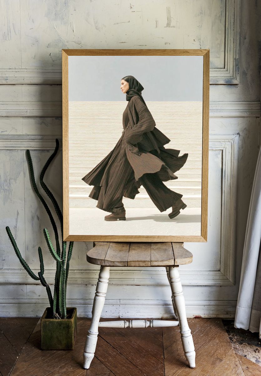 Runway Stride Fashion Poster. — room view 1