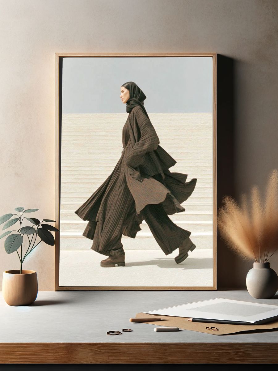 Runway Stride Fashion Poster. — room view 2