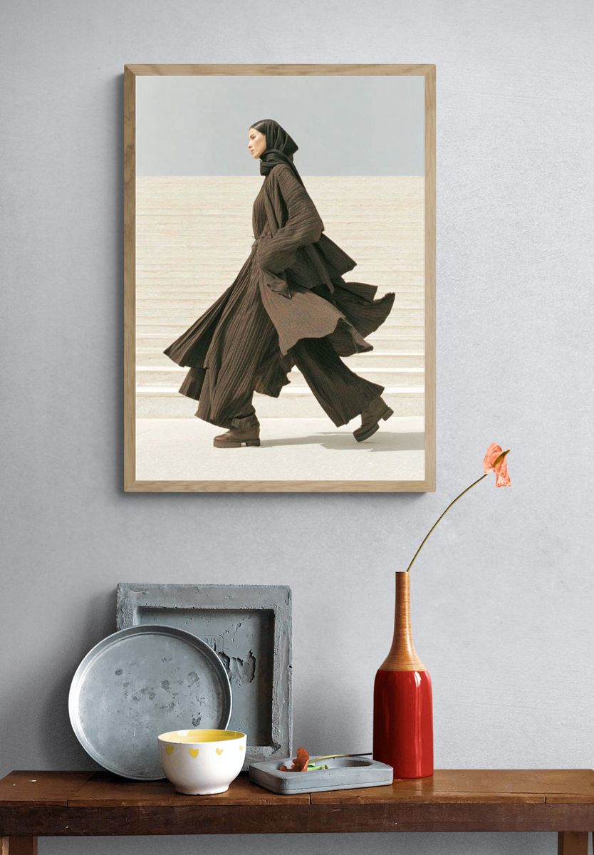 Runway Stride Fashion Poster. — room view 3