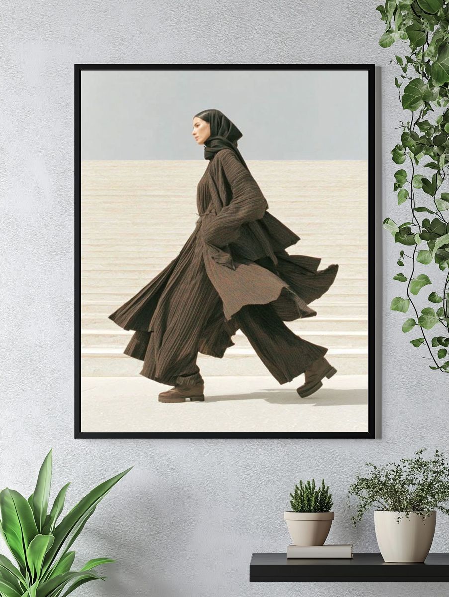 Runway Stride Fashion Poster. — room view 4