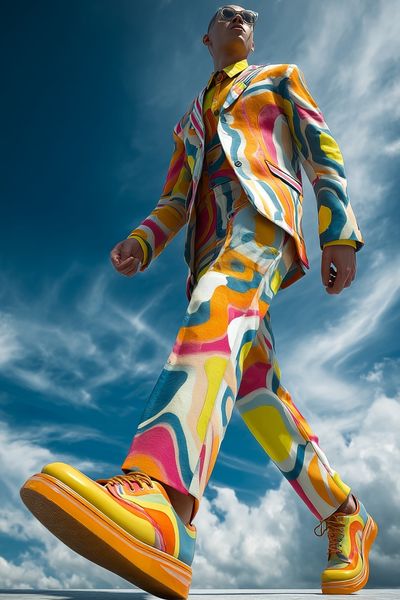 Colorful Fashion Runway Poster.